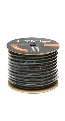 Силовой кабель Pride 30мм²(2GA) Черный