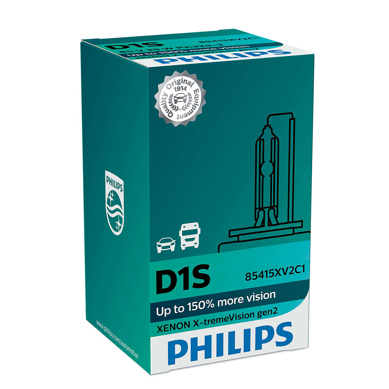 D1S Philips X-treme Vision Gen2 (+150%)