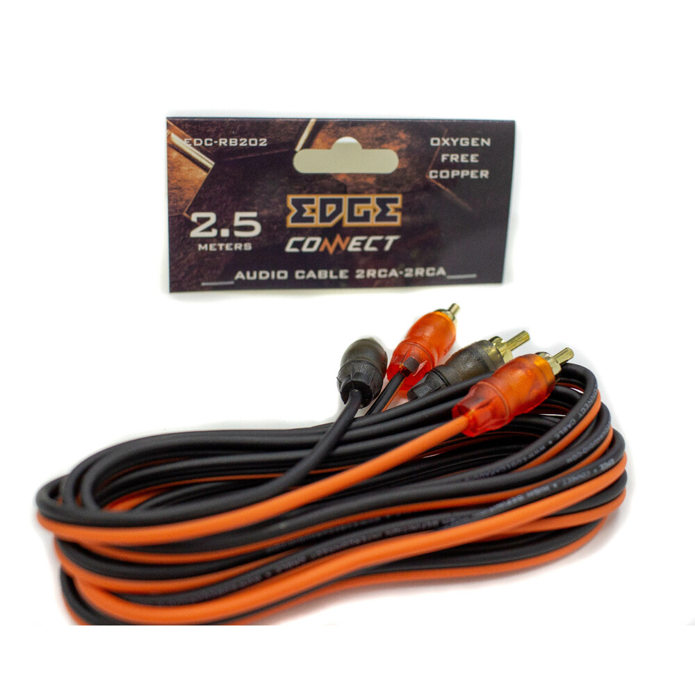 Межблочный кабель EDGE EDC-RB202  2RCA-2RCA - 2.5М