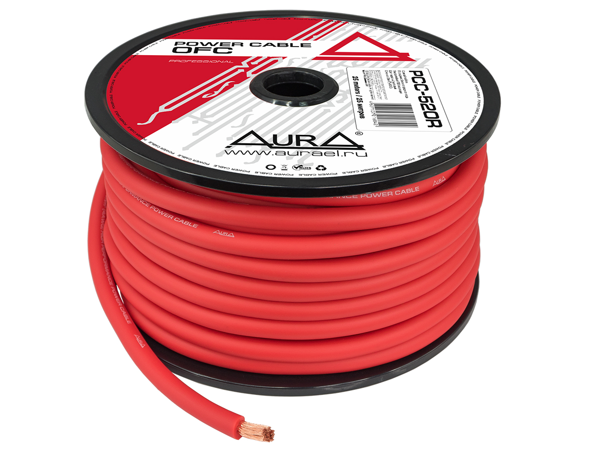 Силовой кабель Aura PCC-520R (4AWG)