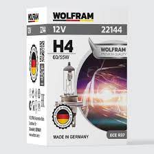 Лампа галогенная WOLFRAM H4  12V 60/55W